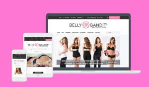 Belly Bandit's ecommerce site
